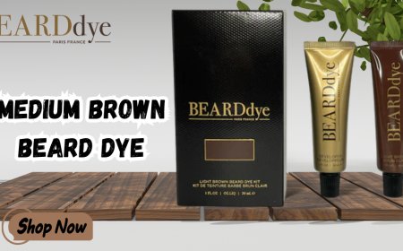 Medium Brown Beard Dye For Men – Achieve Natural, Confident Looks with Beard Dye