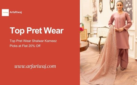 Top Pret Wear Shalwar Kameez Picks at Flat 20% Off
