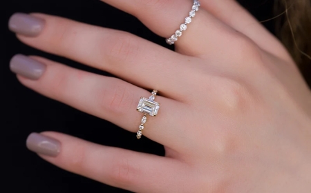 How to clean and care for your emerald cut engagement ring