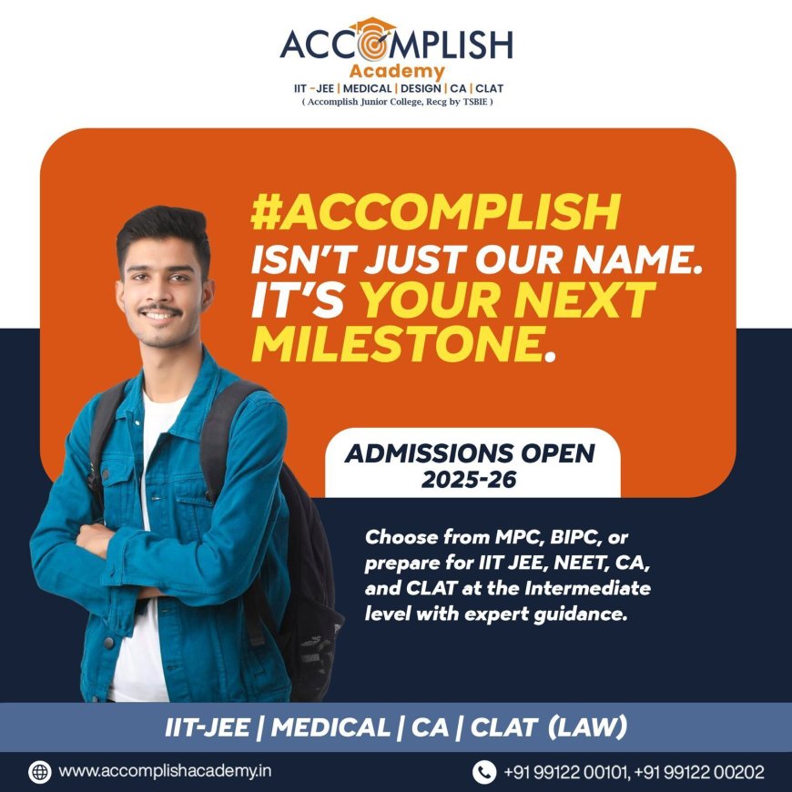 Best Junior College In Hyderabad | Shamshabad - Accomplish Academy