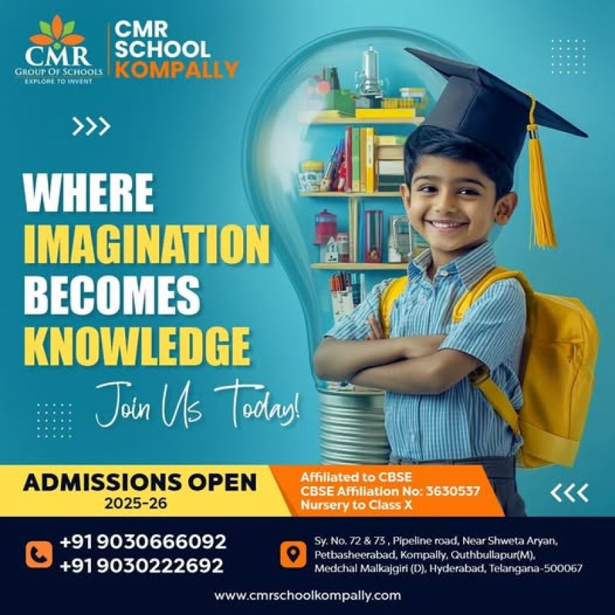 cbse schools with iit coaching in Kompally | Hyderabad - CMR Schools