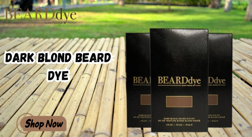 Beard Dye Dark Blond DIY Home Kit – Grooming Made Effortless by Beard Dye