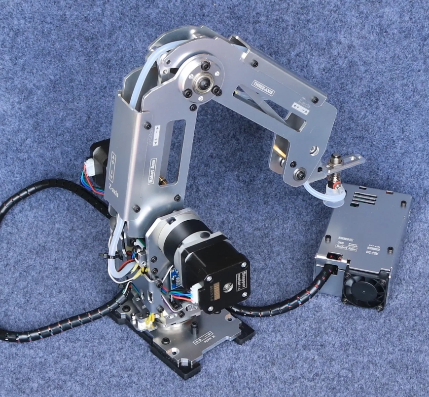 Unleash Precision and Power with the Full Metal Stepping Robot Arm: Engineering Excellence at Your Fingertips